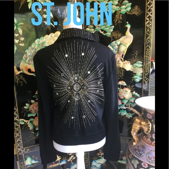 St. John Collection Jackets & Blazers - St. John Evening By Marie Gray Starburst Jacket
